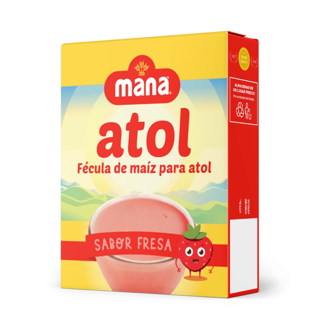 Atol de Fécula de maíz MANA Fresa